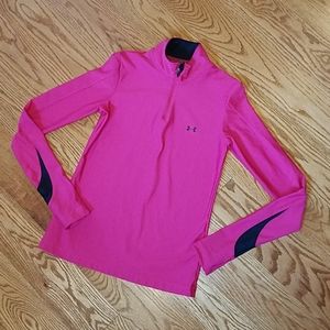 EUC Under Armour Women's Pink Long Sleeve Top